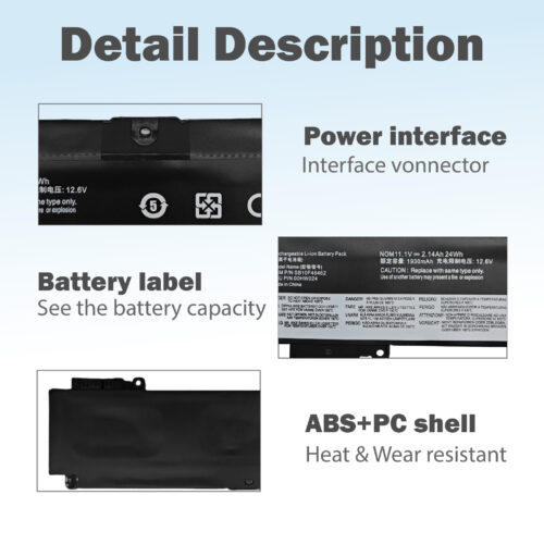 00HW024 Laptop Battery Manufacturers for Lenovo ThinkPad T460s